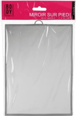 Basic Make-up Spiegel/scheerspiegel Op Standaard Kunststof 18 X 24 Cm Grijs - Badkamer/kaptafel Opmaakspiegels 7 Basic Make-up Spiegel/scheerspiegel Op Standaard Kunststof 18 X 24 Cm Grijs - Badkamer/kaptafel Opmaakspiegels -Mode-Cosmetica Winkel 793x1200 6