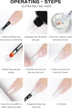 Elvi Polygel Starterskit - Complete Set Inc. USB UV/Led Mini Lamp-Nagelverlenging- Polygel 6 X 15g Perfecte Kleuren Roze - Polyacryl UV Nagellak-Quick Extension Temperature Color Changing UV Gel Pink -Mode-Cosmetica Winkel 802x1200 5