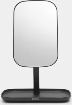 Brabantia ReNew Make-up Spiegel - Met Accessoireschaal - Dark Grey -Mode-Cosmetica Winkel 826x1200 1