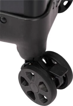 Kapper Koffer| Nagel | Visagist | Make-up | Cosmetica | Schminken | Trolley Stevig En Gemaakt Van Aluminium | 3 Delig | 8 Wielen | Bedekt Met Mooie Zilver Strips -Mode-Cosmetica Winkel 828x1200 1