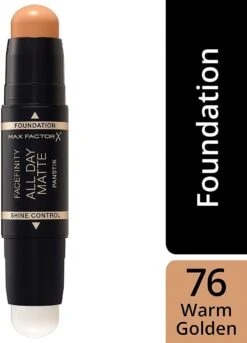 Max Factor Foundation Stick Facefinity All Day Matte Panstik 76 Warm Golden 10 Max Factor Foundation Stick Facefinity All Day Matte Panstik 76 Warm Golden -Mode-Cosmetica Winkel 863x1200 2
