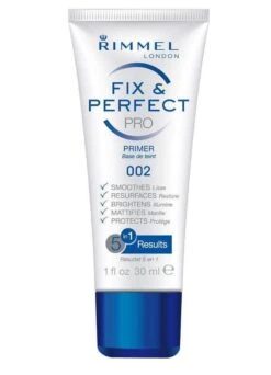 Rimmel London Fix & Perfect Make-Up Primer - 002 Transparent - 30 Ml -Mode-Cosmetica Winkel 866x1200