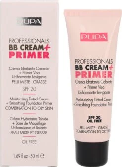 Pupa BB Cream + Primer For Combination To Oily Skin - 002 Sand -Mode-Cosmetica Winkel 874x1200 2