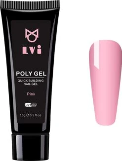 Elvi Polygel Starterskit - Complete Set Inc. USB UV/Led Mini Lamp-Nagelverlenging- Polygel 6 X 15g Perfecte Kleuren Roze - Polyacryl UV Nagellak-Quick Extension Temperature Color Changing UV Gel Pink -Mode-Cosmetica Winkel 914x1200