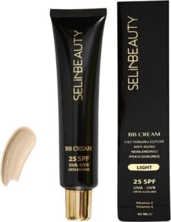 Selin Beauty BB Cream Light SPF 25, Hydrateert, Egaliseert En Corrigeert, Vermindert Roodheid, Geeft Een Gelijkmatige Teint, Geeft Je Huid Direct Een Boost. -Mode-Cosmetica Winkel 922x1200