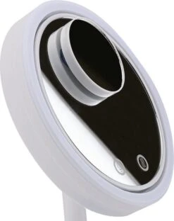 Merkloos Decopatent® Beauty Breeze Mirror - Make-Up Spiegel Met LED Verlichting & Ventilatie - 360° Draaibaar - Make Up 5x Vergrootspiegel -Mode-Cosmetica Winkel 949x1200 1