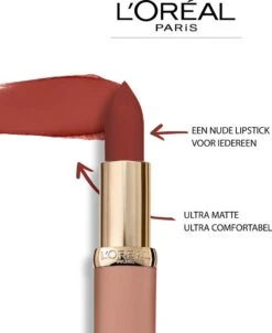 L’Oréal Paris Color Riche Free The Nudes Lipstick - Nude Matte - 08 No Lies - Roze - 3,9 Gr -Mode-Cosmetica Winkel 980x1200