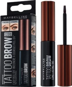 Maybelline Tattoo Brow Peel-Off Wenkbrauwgel - 3 Dark Brown - Bruin -Mode-Cosmetica Winkel 993x1200